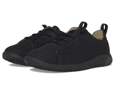 Keen Knx Lace-up Lightweight Barefoot Feel Sneakers (little Kid/big Kid) Kids Shoes Triple Black : 7 Big 