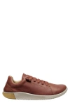 Keen Knx Leather Sneaker In Tortoise Shell/ Plaza Taupe