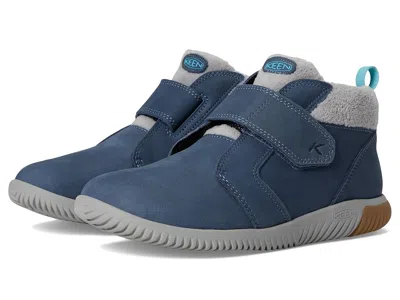 Keen Knx Middie Easy On Strap Comfortable Barefoot Feel Sneakers (toddler/little Kid) Kids Shoes Vintage  In Blue
