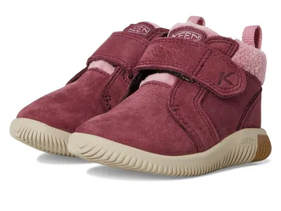 Keen Knx Middie Easy On Strap Comfortable Barefoot Feel Sneakers (toddler/little Kid) Kids Shoes Fig/lila In Purple