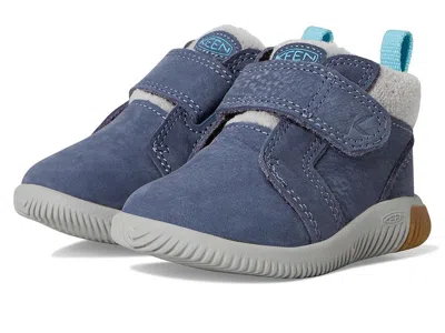 Keen Knx Middie Easy On Strap Comfortable Barefoot Feel Sneakers (toddler) Kids Shoes Vintage Indigo/allo