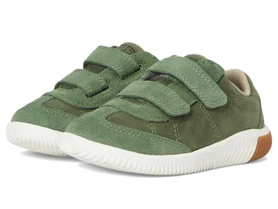 Keen Knx T-toe Lightweight Double Strap Barefoot Feel Sneakers (toddler/little Kid) Kid's Shoes Bronze Gr In Multi