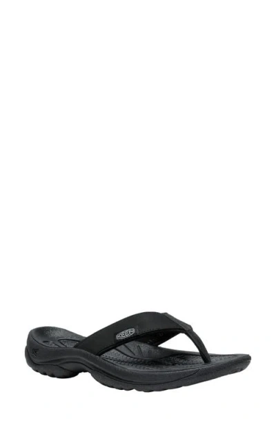 Keen Kona Flip Flop In Black/ Vapor