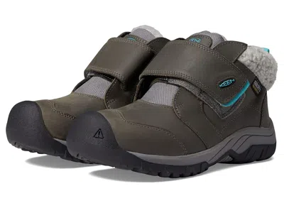 Keen Kootenay Iv Mid Wp (toddler/little Kid) Kid's Shoes Steel Grey/porcelain : 9 Toddler M, Textile/leat