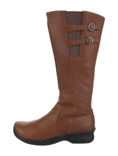 Pre-owned Keen Leather Riding Boots In Brown