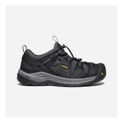 Keen Men's Atlanta Cool Il Work Sneakers In Black/dark Shadow In Multi