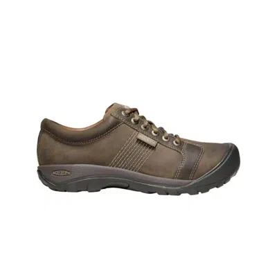 Keen Men's Austin Oxford Shoe In Brindle/bungee Cord In Brown