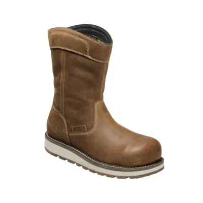 Keen Men's Cincinnati Wellington Slip On Composite Toe Work Boots In Belgian/sandshell
