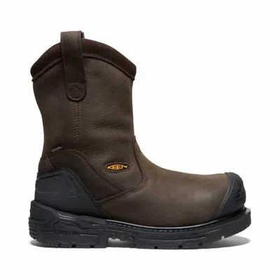 Keen Men's Csa Philadelphia Wellington Waterproof Boots In Brown/black In Multi