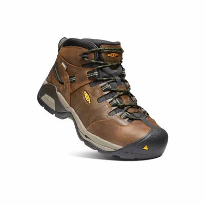 KEEN MEN'S DETROIT XT WATERPROOF BOOTS IN BROWN