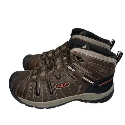 Keen Men's Flint Ii Waterproof Steel-toe Work Boot In Brown