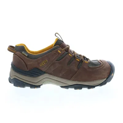 Keen Men's Gypsum Ii Waterproof Hiking Boots In Shitake/golden Yellow In Multi