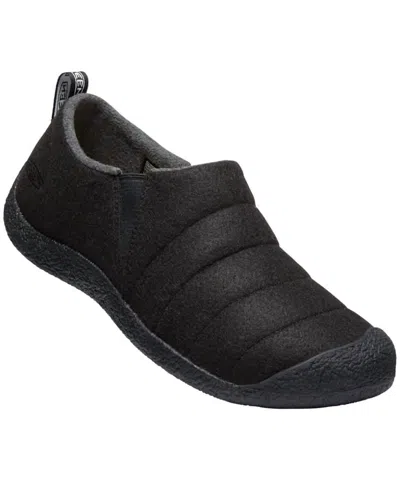 Keen Men's Howser Ii Outdoor Slipper In Black Felt