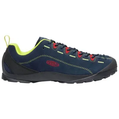 Keen Men's Jasper Shoes In Black Iris/red Carpet
