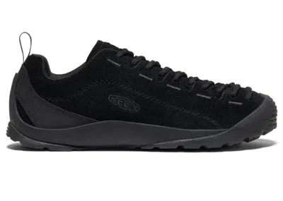 Pre-owned Keen Men's  Jasper Hairy Suede Sneakers In Hairy Black