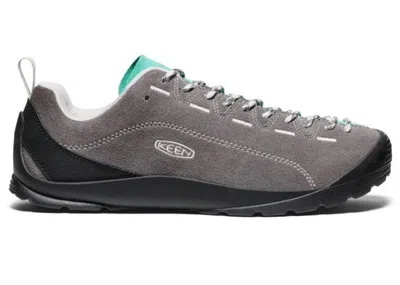 Pre-owned Keen Men's  Jasper Sneakers In Steel Grey/bright Aqua