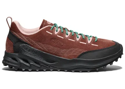 Pre-owned Keen Men's  Jasper Zionic Pilgrim Surf + Supply Sneakers In Marron/adobe Rose