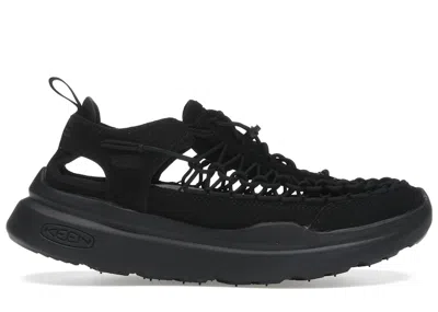 Pre-owned Keen Men's  Uneek Wk Sneakers In Black