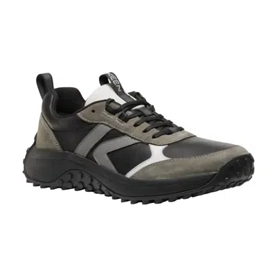 Keen Men's Lea Sneakers In Black/steel Grey In Multi