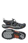 KEEN MEN'S NEWPORT H2 SANDALS IN INDIA INK/RUST