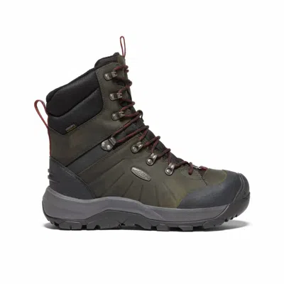 Keen Men's Revel Iv High Polar Boot In Magenta/red Carpet In Green