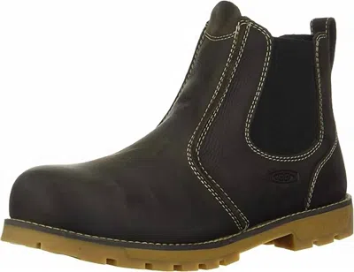 Keen Men's Seattle Romeo Mid Composite Toe Pull On Work Boots In Cascade Brown/black In Multi