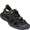 Keen Men's Solr Sandals In Black/ Gold In Black