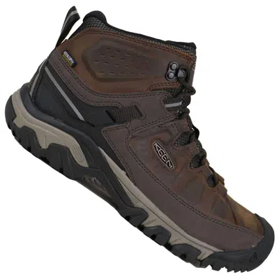 Keen Men's Targee Iii Wp Hiking Boots In Canteen/mulch In Brown