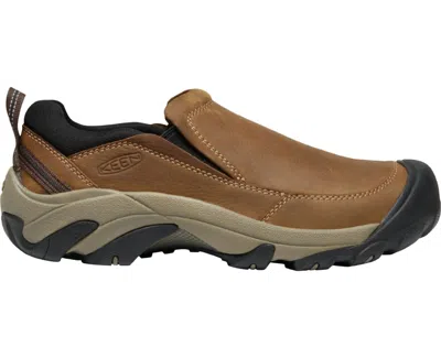 Keen Men's Targhee Ii Soho Slip-on Hiking Shoe In Veg Brown/black In Multi