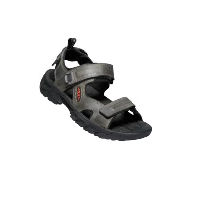Keen Men's Targhee Iii Open Toe Sandals In Grey/black In Multi