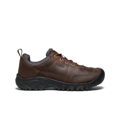 Keen Men's Targhee Iii Oxford Shoe In Dark Earth/ Mulch In Multi