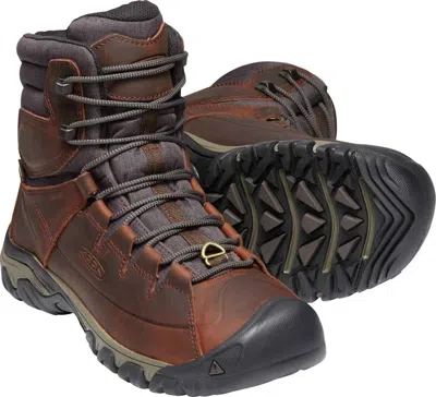 Keen Men's Targhee Lace Boot High Polar Boot In Cocoa/mulch In Brown