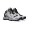 Keen Men's Tempo Flex Mid Wp Hiking Boots In Drizzle/black In White