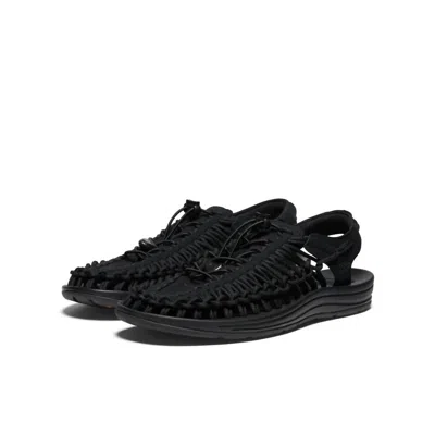KEEN MEN'S UNEEK SANDALS -MEDIUM IN BLACK/BLACK