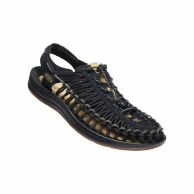 Keen Men's Uneek Sandals In Js Raven In Black