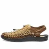 Keen Men's Uneek Sandals In Khaki/dark Earth In Multi