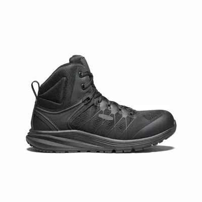 Keen Men's Vista Energy Mid Carbon Toe Boots In Black/raven
