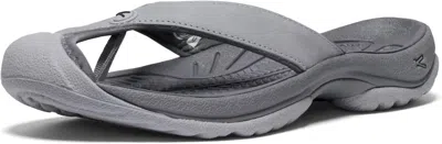 Keen Men's Waimea Tg Flip-flops In Alloy/black In Gray