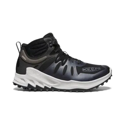 Keen Men's Zionic Waterproof Hiking Boots In Black/steel Gray