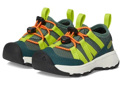Keen Motozoa Comfortable Easy On Breathable Lightweight Athletic (little Kid/big Kid) Kids Shoes Sea Moss In Green