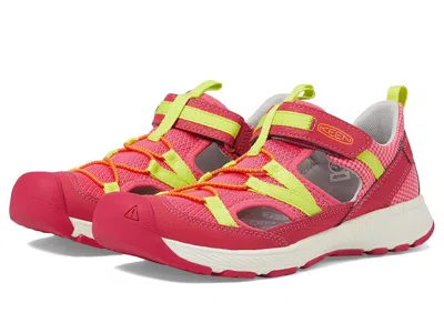 Keen Motozoa Sandal (little Kid/big Kid) Girl's Shoes Jazzy/evening Primrose : 2 Little Kid M, Synthetic In Multi