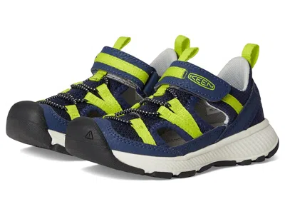Keen Motozoa Sandal (toddler/little Kid) Kid's Shoes Naval Academy/evening Primrose : 9 Toddler M, Textil