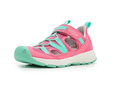 Keen Motozoa Sandal (toddler/little Kid/big Kid) Kid's Shoes Pink Lemonade/cabbage : 1 Little Kid M, Synt