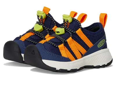 Keen Motozoa Sneaker (toddler) Kids Shoes Naval Academy/bright Marigold : 6 Toddler M, Synthetic In Multi