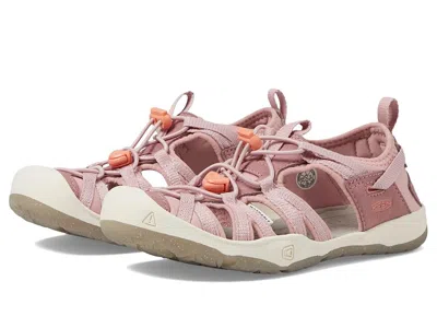 Keen Moxie Sandal (little Kid/big Kid) Kid's Shoes Nostalgia Rose/papaya Punch : 1 Little Kid M, Rubber In Pink