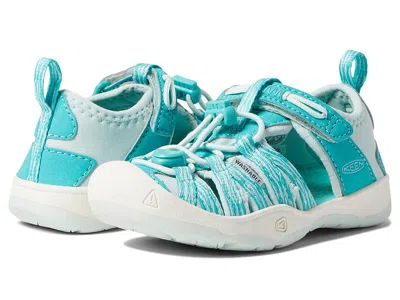 Keen Moxie Sandal (toddler/little Kid/big Kid) Kid's Shoes Waterfall/blue Glass : 9 Toddler M