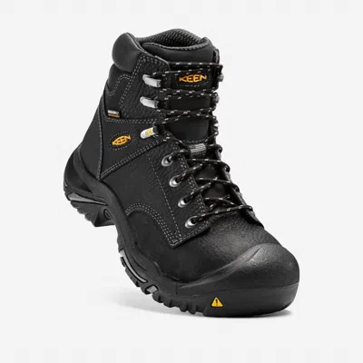 Keen Mt. Vernon 6" Steel Toe Boots In Black