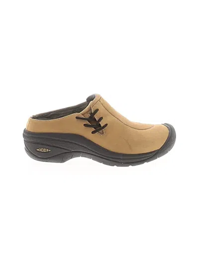 Pre-owned Keen Mule/clog In Tan