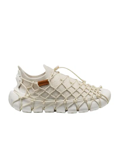 Keen Net-lace Mesh Sneakers In White