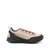 Keen Beige Vitello Leather Sneakers With Rugged Outsole In Multi